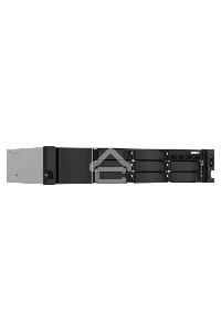 Сетевое хранилище SMB QNAP TS-873AeU-RP-4G NAS 8 HDD trays, 2x 2.5 GbE. 64-bit 4-core AMD V1500B 2,2 GHz, 4 GB. RAM (1*4 GB) up to 32GB (2*16 GB), 2 x M2 2280 (PCIe Gen3 x 1), 2xPSU W/o rail kit RAIL-B02