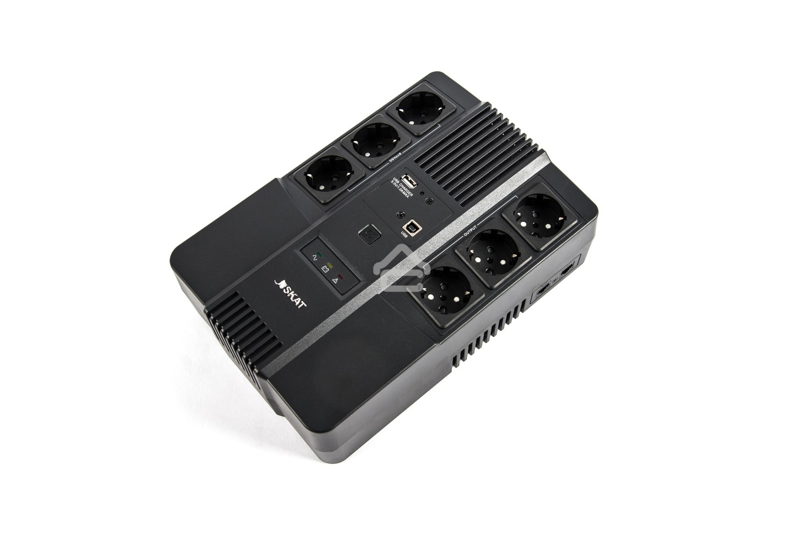 Источник бесперебойного питания Бастион SKAT-UPS 600 AI 220В 360Вт 1АКБ 7А·ч внутр. меандр. стаб-ция напр-я. 6 выходов (8998)