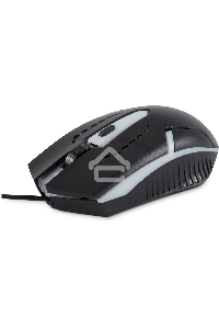 Мышь проводная Oklick 398G черный, 2400 dpi, USB, кнопки - 4