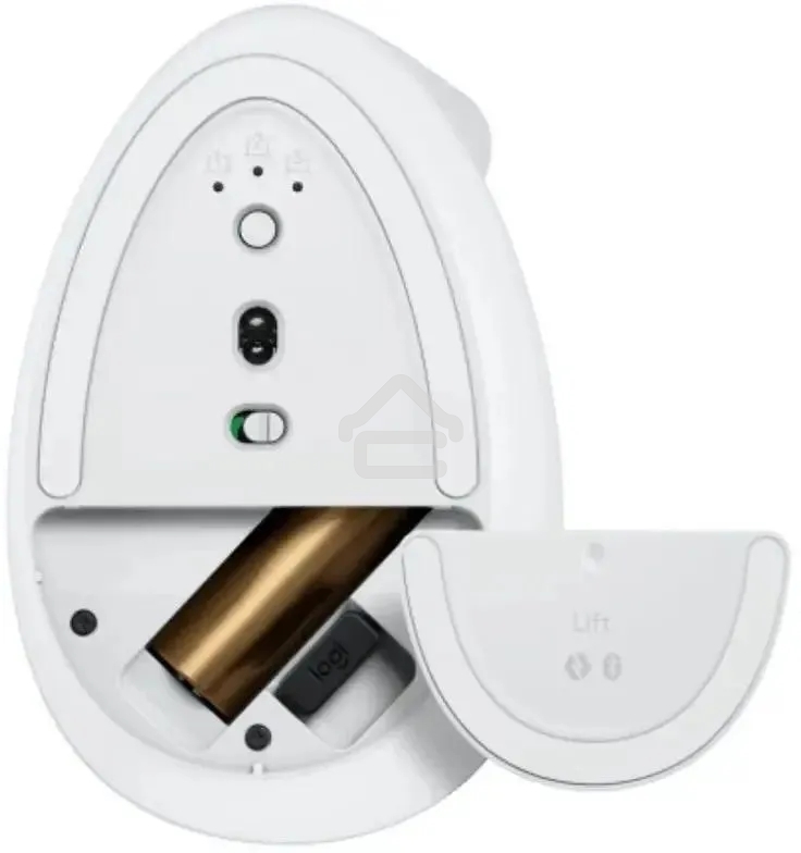 Мышь беспроводная Logitech Lift белый, 4000 dpi, радиоканал, Bluetooth, USB, кнопки - 6