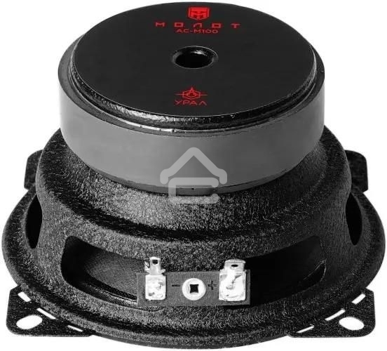 Колонки автомобильные Ural Молот АС-М100 (без решетки) 110Вт 91дБ 4Ом 10 см (4дюйм) (ком.: 2кол.) широкополосные однополосные