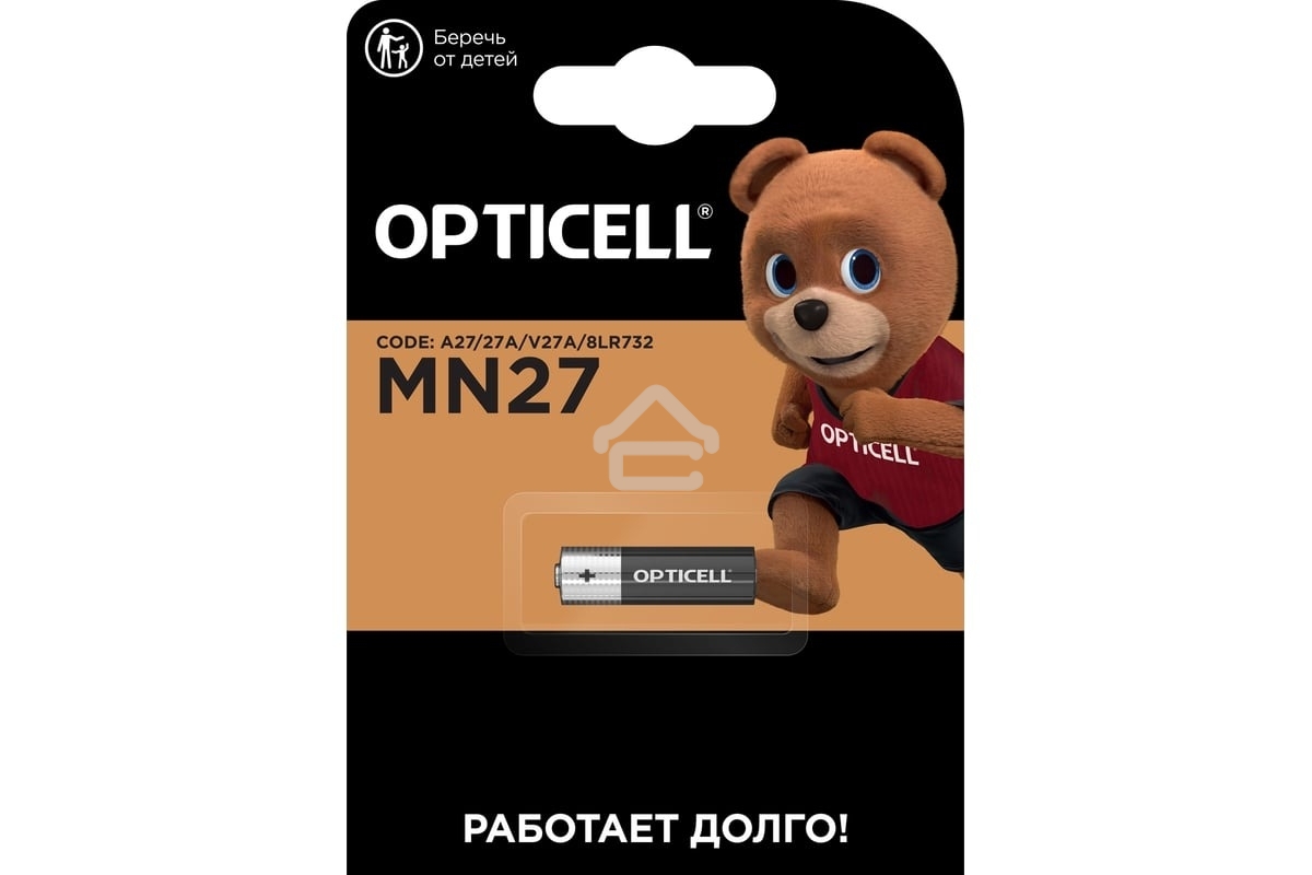 Батарея Opticell Specialty MN27 (1шт) блистер