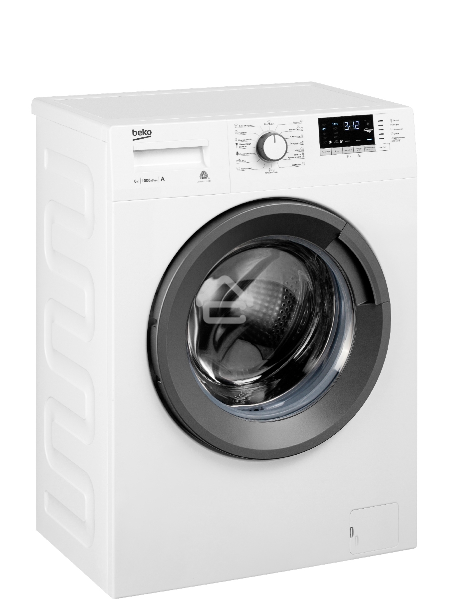 Стиральная машина Beko WRE6512ZAW (R)  белый, загрузка фронтальная 6 кг, 1000 об/мин., класс: А