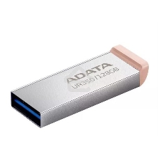 Флешка USB ADATA UR350 (UR350-128G-RSR/BG), 128Gb, USB 3.2, R/W 100/15, серебристый/коричневый