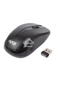 Мышь беспроводная HIPER HOMW-061 черный, 1000 dpi, радиоканал, USB, кнопки - 3