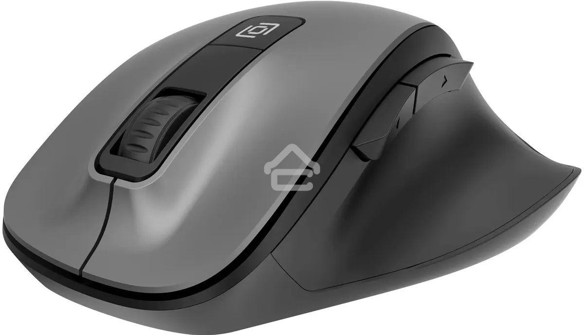 Мышь беспроводная Oklick 504MW черный/серый, 1600 dpi, радиоканал, USB, кнопки - 6