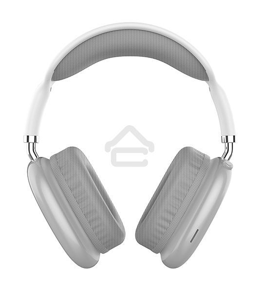 Гарнитура Bluetooth QUMO Emotion (ВТ 0090) MicroSD AUX накладная Bluetooth 5.3 360 мА 10ч серебро