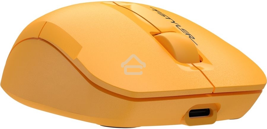 Мышь беспроводная A4Tech Fstyler FG15C Air2 желтый, 1200 dpi, радиоканал, USB, кнопки - 3