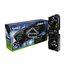 Видеокарта Palit PA-RTX 5070Ti GAMINGPRO-S OC 16Gb RTX5070TI 16Gb 256bit GDDR7 2295/28000 HDMIx1 DPx3 HDCP Ret