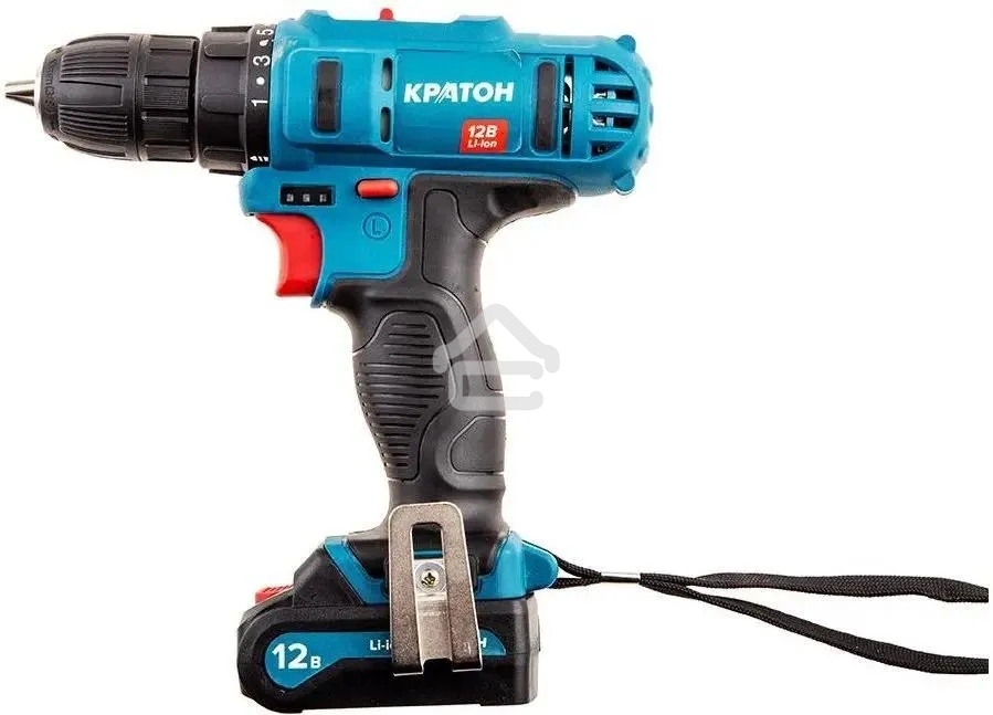 Дрель-шуруповерт аккумуляторная Кратон CD-12-Li-1,5