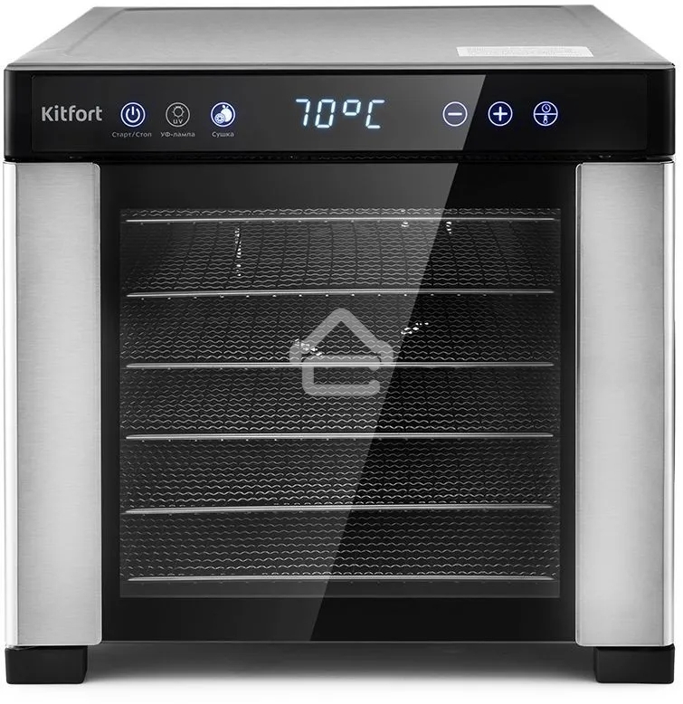 Сушилка для овощей и фруктов Kitfort KT-1916 18под. 650Вт черный