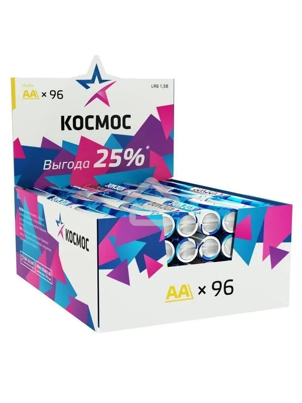 Батарейка Космос KOCLR6_96BOX LR6 (уп.96шт.)