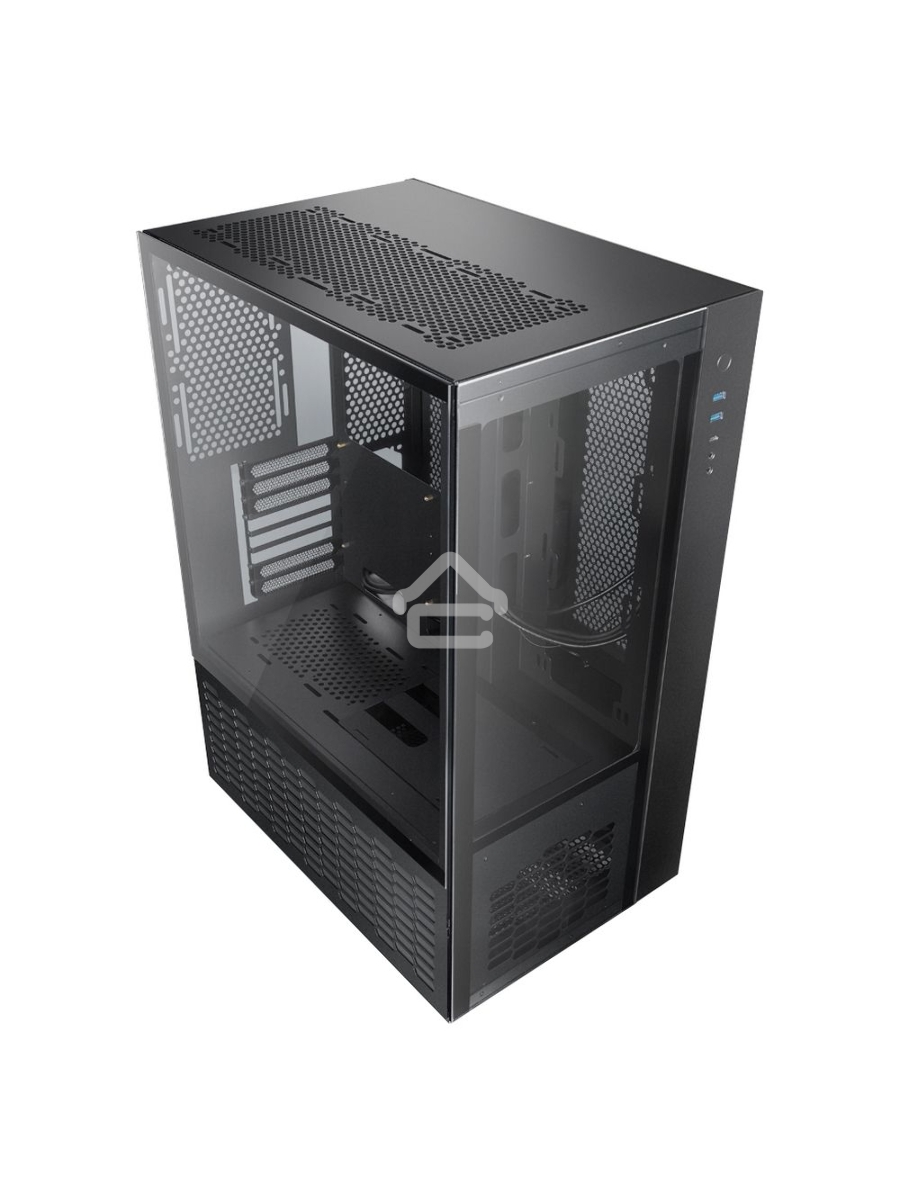 Компьютерный корпус Raijintek PAEAN PREMIUM 0R20B00208, black, Aluminum, ATX/MICRO ATX/MINI-ITX, USB3.0x2, Type Cx1, HD Audiox1