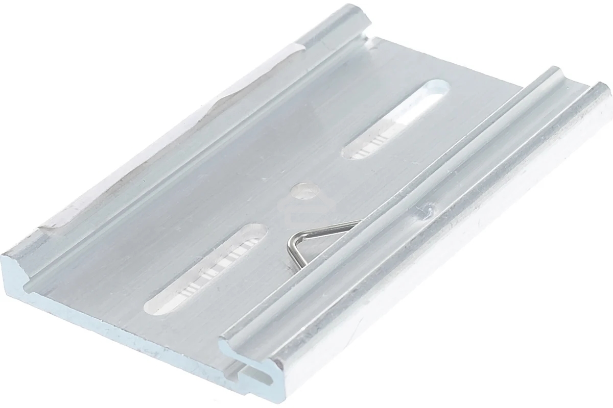 Замок для крепления S-15, S-25, SP-100, SP-150, SP-200, SP-75 на DIN-рейку, алюм.