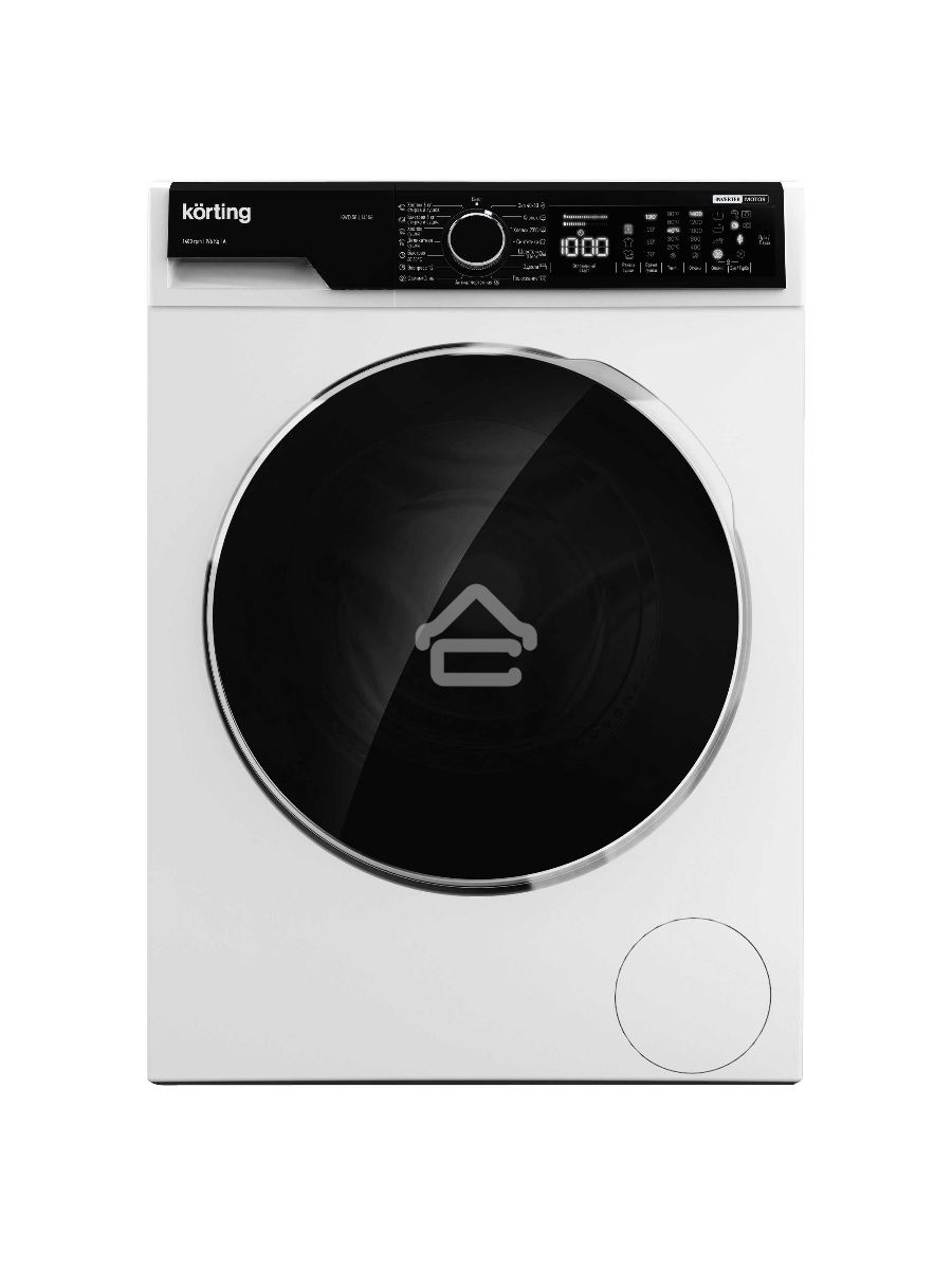Стиральная машина с сушкой Korting KWD 58IL14106 белый, загрузка фронтальная 9 кг, 1400 об/мин., класс: А