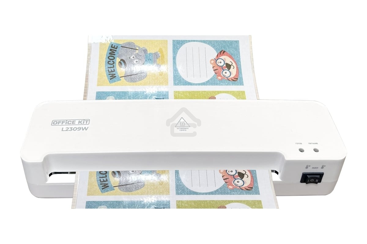 Ламинатор Office Kit L2309W белый A4 (75-125мкм) 30см/мин (2вал.) хол.лам. лам.фото