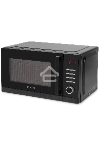Микроволновая печь Hyundai HYM-D3012 черный 25л 800Вт кнопки, поворотный механизм