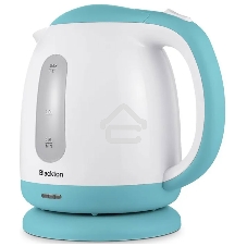 Чайник электрический Blackton Bt KT1701P 1.7 л, 2200 Вт, белый/мятный