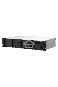 Сетевое хранилище SMB QNAP TS-873AeU-RP-4G NAS 8 HDD trays, 2x 2.5 GbE. 64-bit 4-core AMD V1500B 2,2 GHz, 4 GB. RAM (1*4 GB) up to 32GB (2*16 GB), 2 x M2 2280 (PCIe Gen3 x 1), 2xPSU W/o rail kit RAIL-B02
