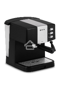 Кофеварка рожковая Vitek VT-1523(MC) черный/серебристый, исп. кофе - молотый, 1.5 л, 850 Вт, 15 Бар.