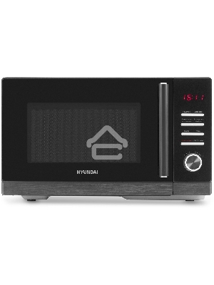 Микроволновая печь Hyundai HYM-D3012 черный 25л 800Вт кнопки, поворотный механизм