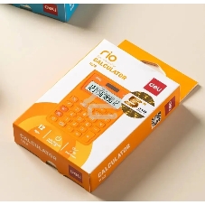 Калькулятор настольный Deli E1122/OR оранжевый 12-разр.