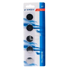 Батарейки литиевые Gembird Gb-CR2016-5B, тип CR2016, 5шт, блистер