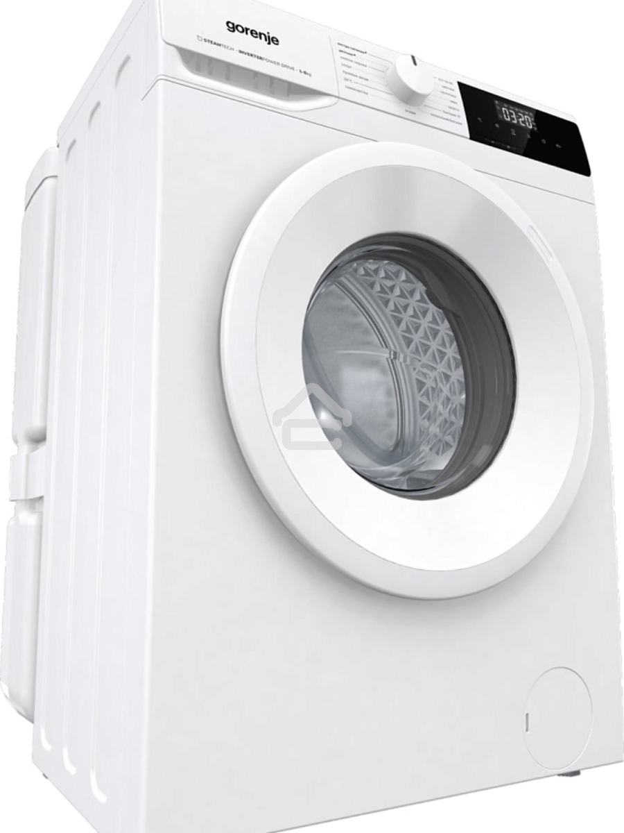 Стиральная машина Gorenje W2NHPI62SCSIRV 20010441 белый, загрузка фронтальная с баком 6 кг, 1200 об/мин., класс: А