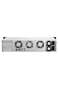 Сетевое хранилище SMB QNAP TS-873AeU-RP-4G NAS 8 HDD trays, 2x 2.5 GbE. 64-bit 4-core AMD V1500B 2,2 GHz, 4 GB. RAM (1*4 GB) up to 32GB (2*16 GB), 2 x M2 2280 (PCIe Gen3 x 1), 2xPSU W/o rail kit RAIL-B02