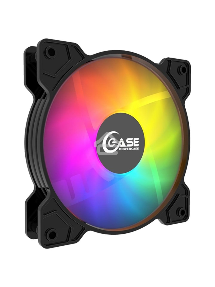 Вентилятор для корпуса Powercase M2_6P черный, 120 мм, 1200 об/мин, 29.58 дБ, 6 pin