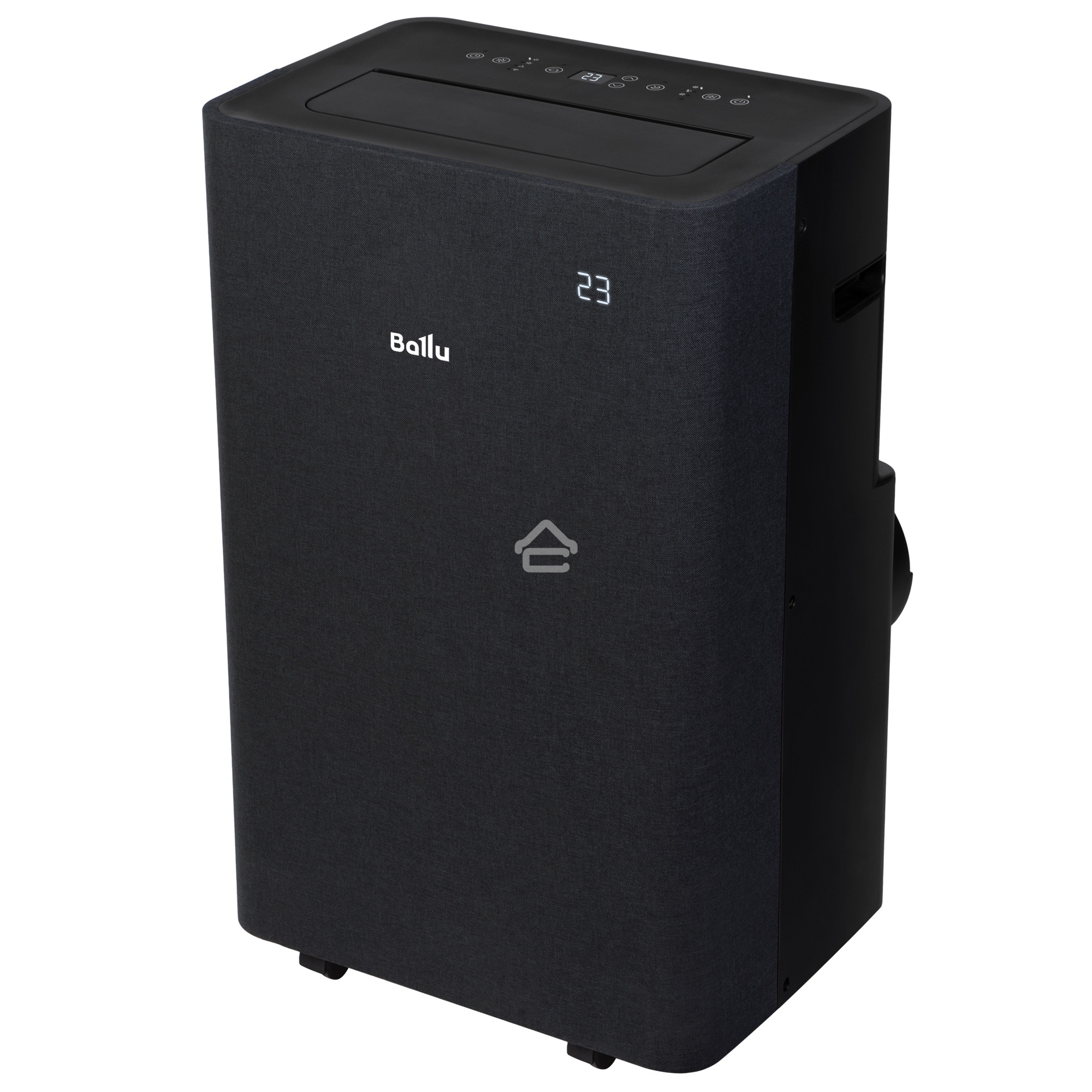 Кондиционер мобильный Ballu Velure BPAC-12 EW/N6 12000 BTU, 30 м², 50 дБ, охлаждение, осушение, черный
