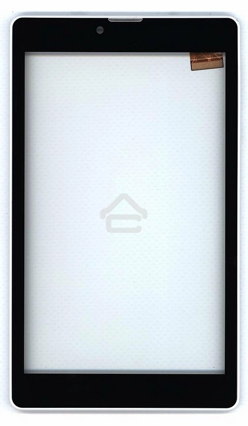 Сенсорное стекло (тачскрин) для Irbis TZ737, черное с рамкой