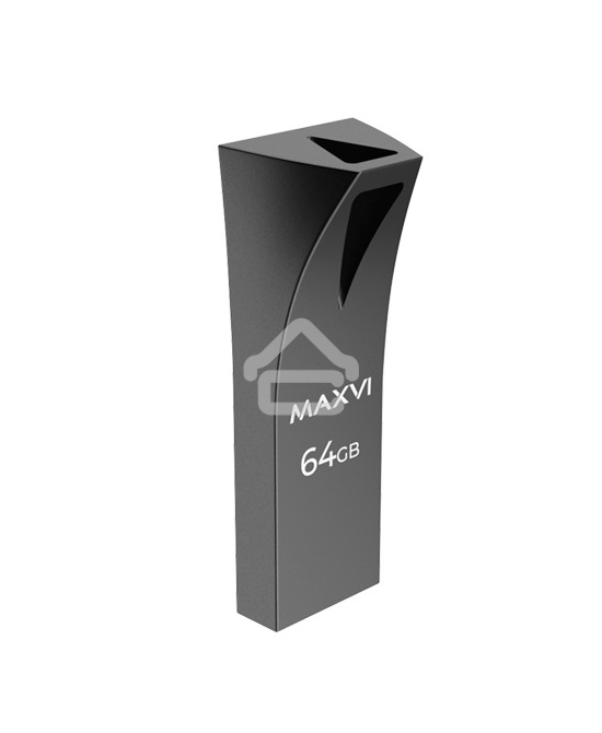Флешка USB R/W Maxvi MK2 64GB USB 2.0 dark grey