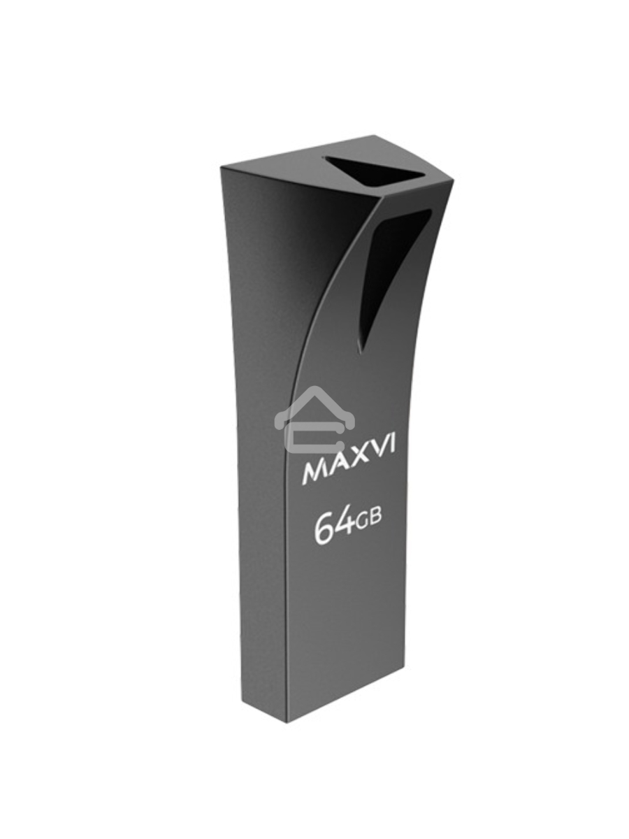 Флеш диск Maxvi MK2 64GB USB 2.0 dark grey