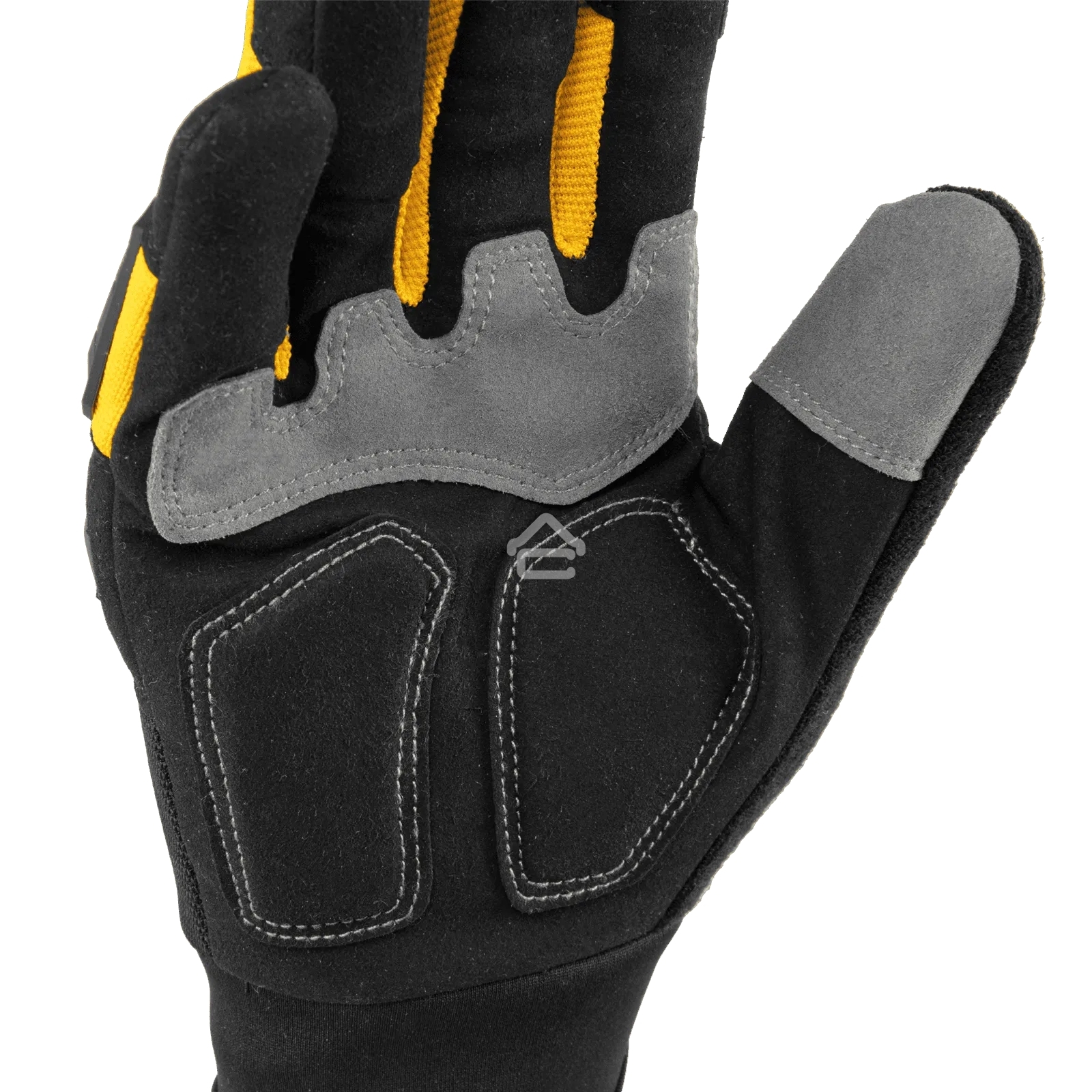 Перчатки универсальные Denzel 68002 усиленные, с защитными накладками, размер 9