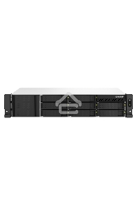 Сетевое хранилище SMB QNAP TS-873AeU-RP-4G NAS 8 HDD trays, 2x 2.5 GbE. 64-bit 4-core AMD V1500B 2,2 GHz, 4 GB. RAM (1*4 GB) up to 32GB (2*16 GB), 2 x M2 2280 (PCIe Gen3 x 1), 2xPSU W/o rail kit RAIL-B02