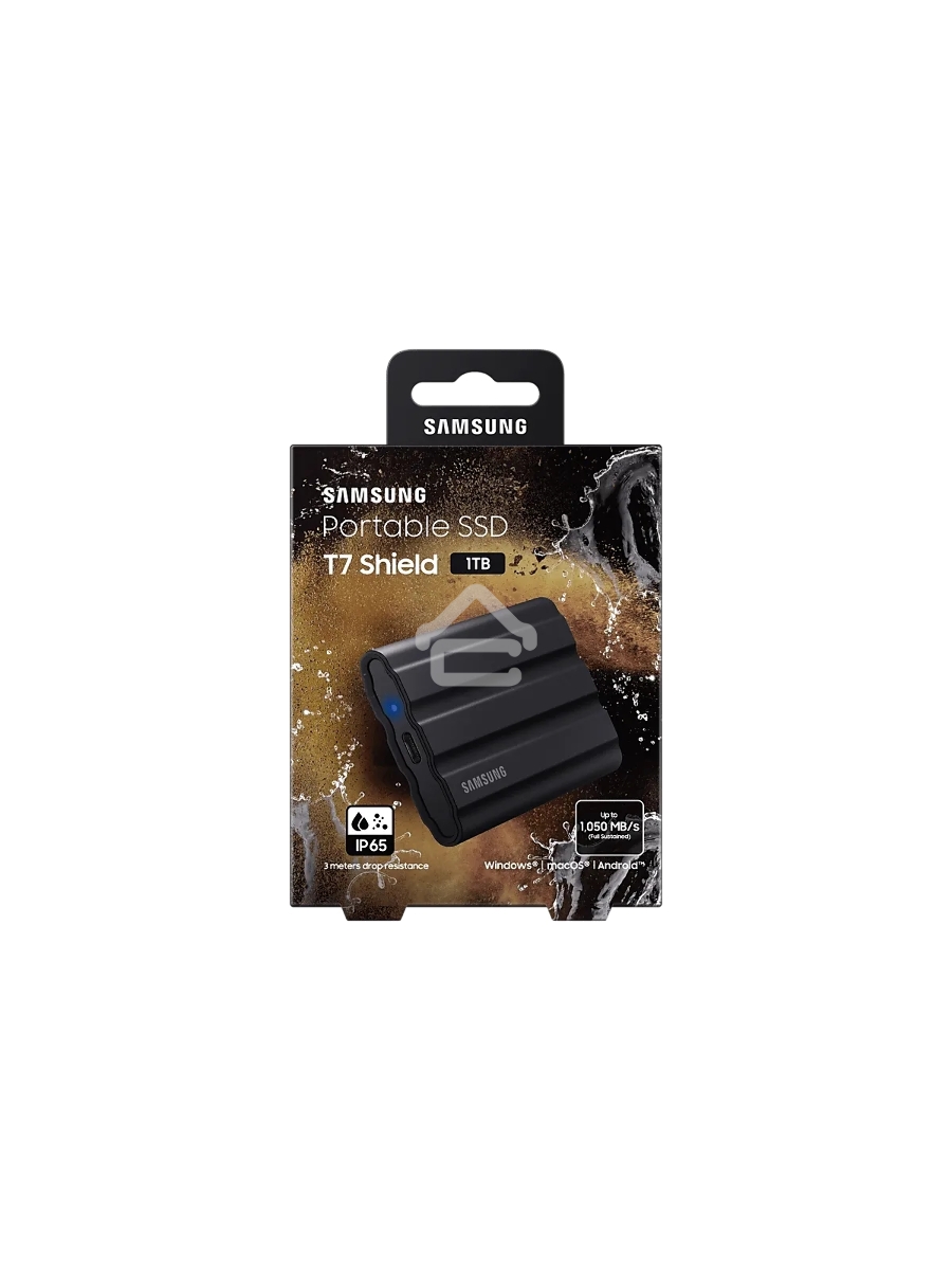 Твердотельный диск 1TB Samsung T7 Shield MU-PE1T0S/WW, V-NAND, USB 3.2 Gen 2 Type-C[R/W - 1000/1050 MB/s]/EU