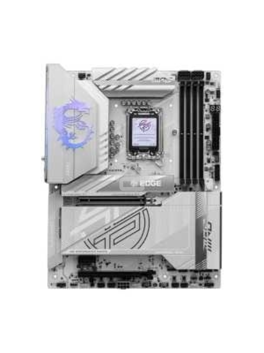 Материнская плата MSI MPG Z890 EDGE TI WIFI, LGA 1851, Intel Z890, 4xDDR5, 4xSATA, 5xM.2, 1xPCIe 5.0 x16, 1xPCIe 4.0 x4, 1xPCIe x1, 1xHDMI, 1x5Gb LAN, 1xUSB-A 2.0, 4xUSB-A 3.2 Gen 1, 4xUSB-A 3.2 Gen 2, 1xUSB-C 3.2 Gen 2, 2xUSB-C TB4, 2x3.5 мм, 7.1, ATX