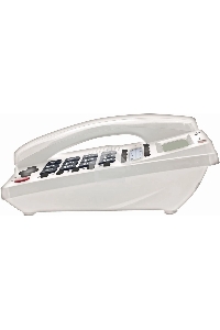 Телефон проводной Ritmix RT-550 белый/серый