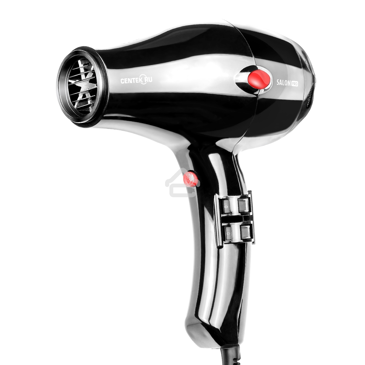 Фен Centek CT-2221 Professional 2200Вт, мощный AC мотор, 5 режимов, управление сбоку, хол воздух