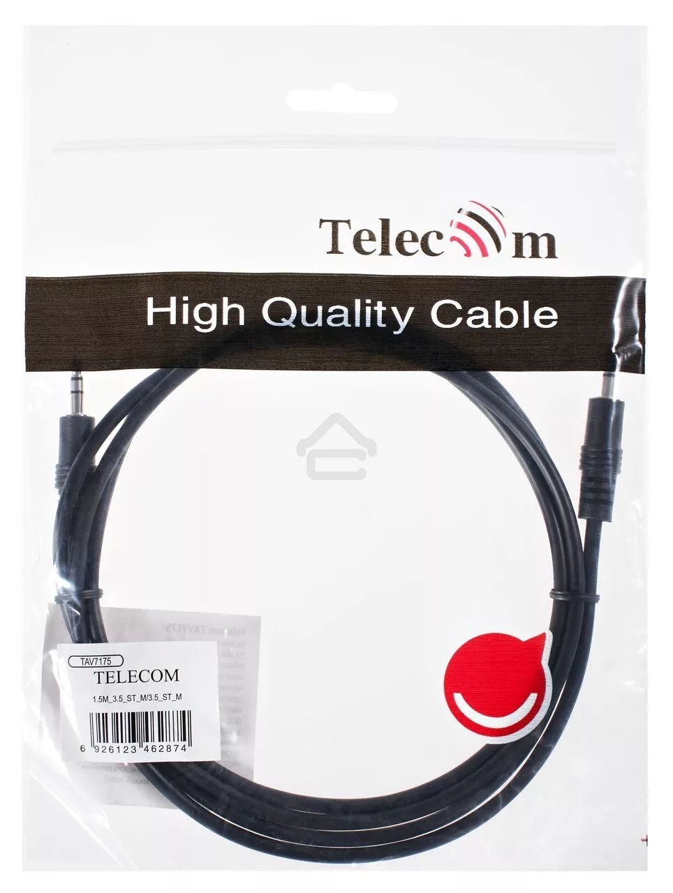 Кабель соединительный Telecom 3.5 Jack (M) - 3.5 Jack (M), стерео, аудио, 1.5м TAV7175-1.5M