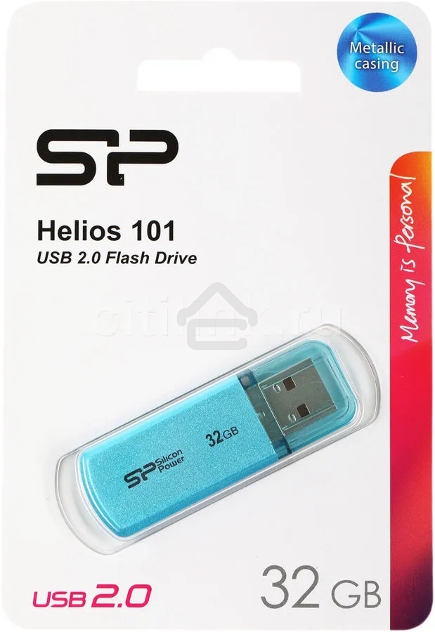 Флешка USB 32Gb Helios 101 SP032Gb,UF2101V1B USB 2.0 синий