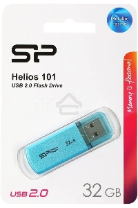Флеш диск Silicon Power 32Gb Helios 101 SP032GBUF2101V1B USB2.0 синий