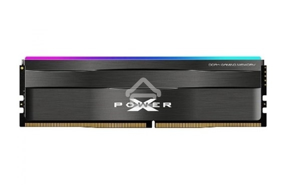 Оперативная память Silicon Power XPower Zenith, DDR4, 8GB (1x8GB), 3200MHz, CL16, DIMM, с радиатором, RGB, серый