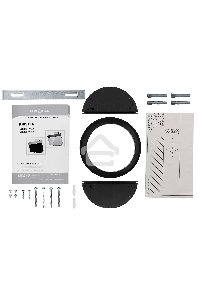 Вытяжка наклонная Krona Kristen 600 black/inox S сенсорное управление, чёрный