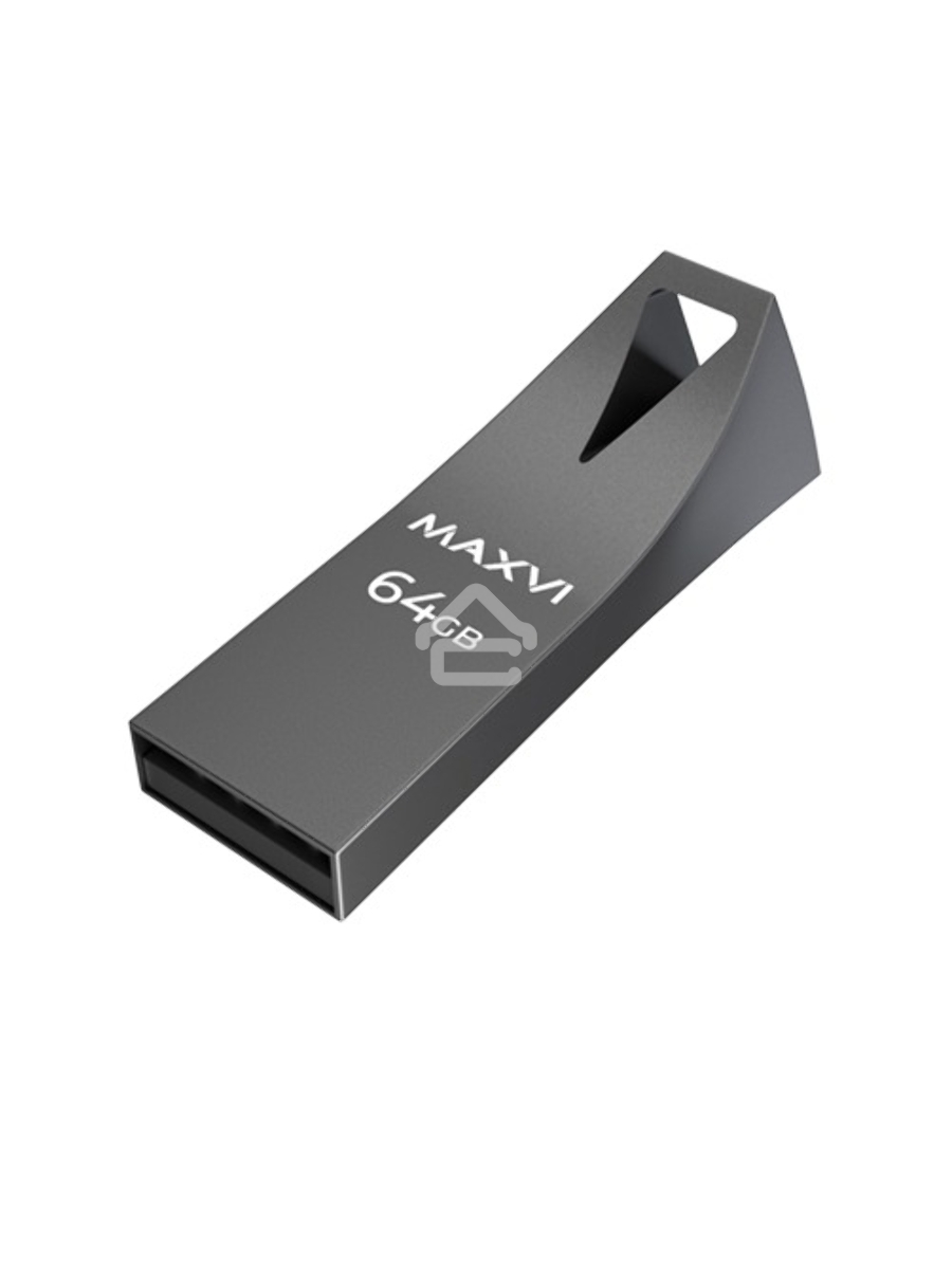 Флеш диск Maxvi MK2 64GB USB 2.0 dark grey
