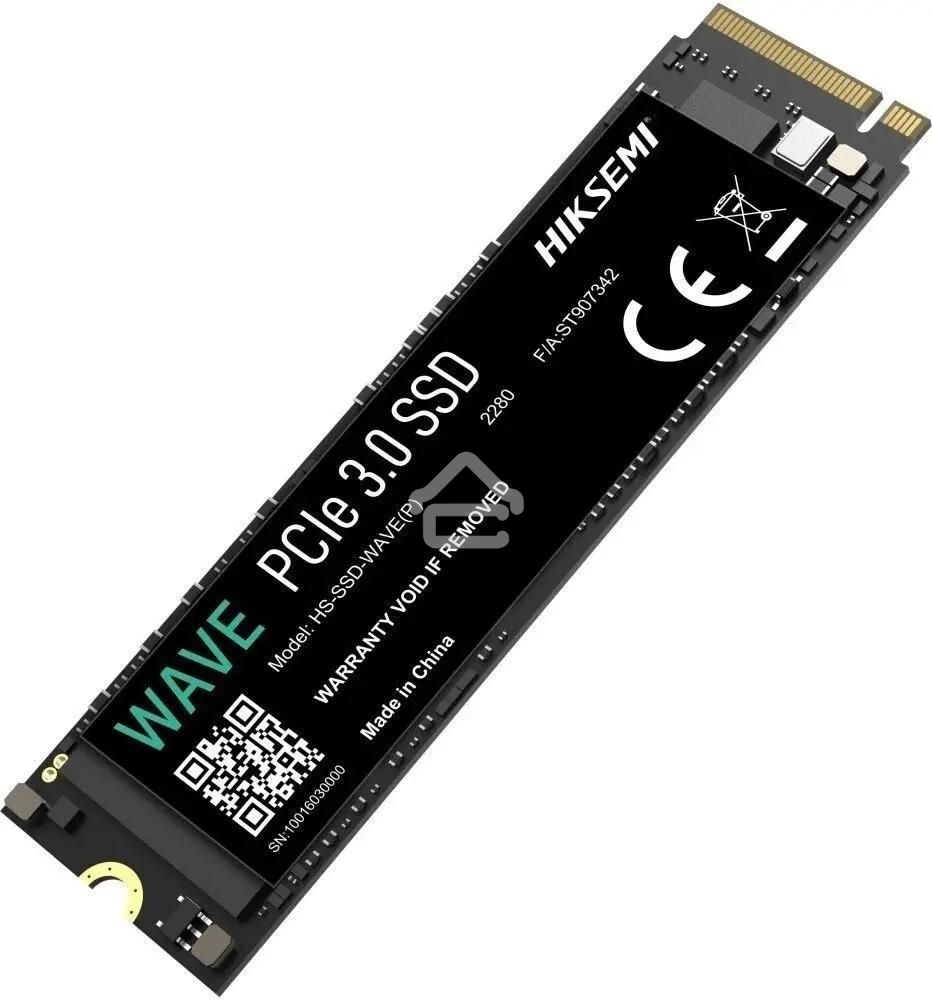 Накопитель SSD M.2 HIKSEMI 512Gb HS-SSD-WAVE(P) 512G (PCI-E 3.0 x4, up to 2500/1025MBs, 3D NAND, 120TbW)