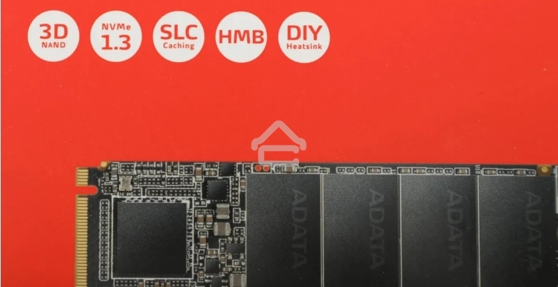 Накопитель SSD ADATA XPG GAMMIX S70 BLADE, 512Gb, PCIe 4.0 x4, M.2 2280, NVMe, R/W 7200/2600, с радиатором