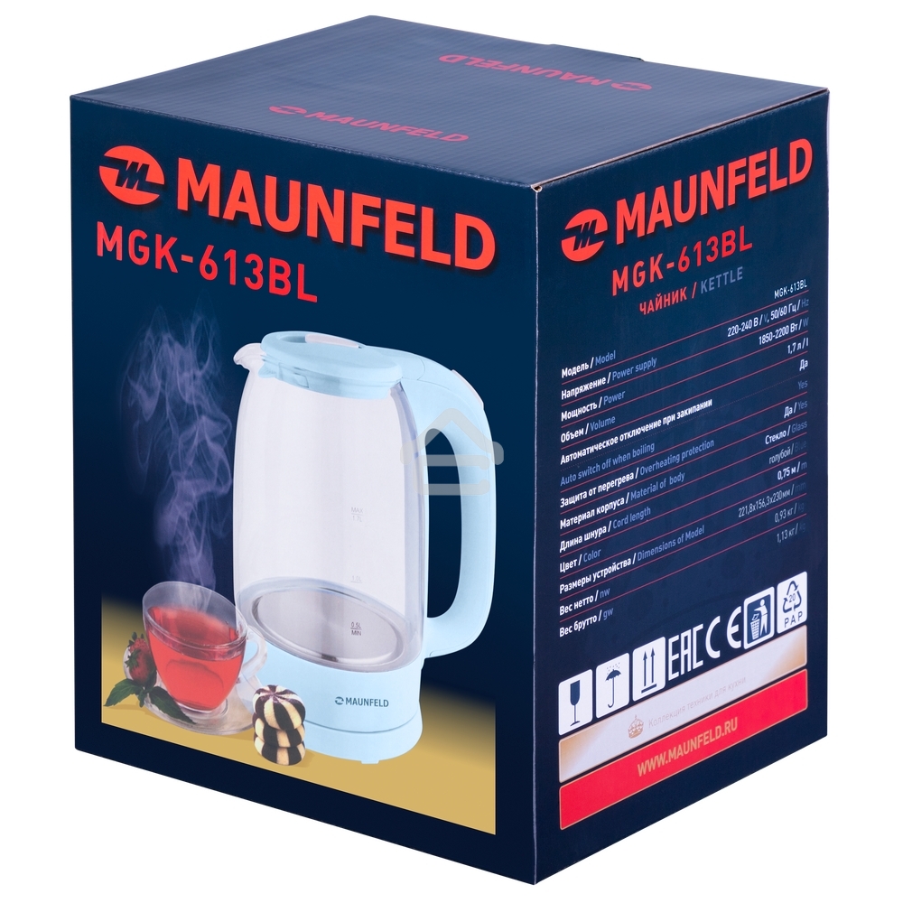 Чайник Maunfeld MGK-613BL