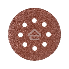 Круг шлифовальный PATRIOT на липучке, 125 мм, Р100, 8 отверстий, 5 шт
